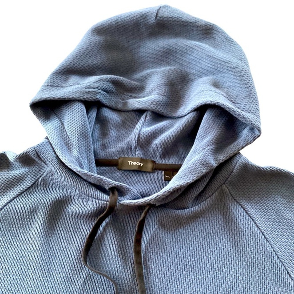 Theory Hoodie in Organic Cotton Thermal. XXL - Picture 5 of 12